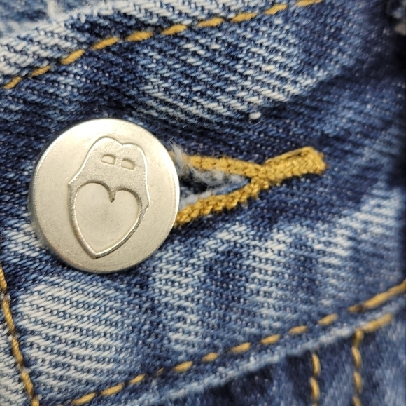 Nasty Gal Womens Distressed Faded and Frayed High Rise Ankle Jeans Size 6 - Picture 6 of 10